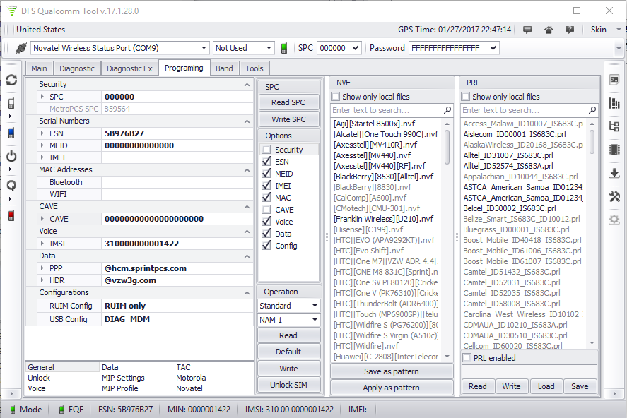 dfs cdma tool evolution key